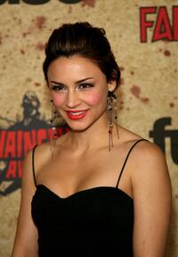 Samaire Armstrong at the fuse Fangoria Chainsaw Awards.