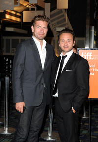 Nikolaj Lie Kaas and Lars Ranthe at the premiere of "A Funny Man" during the 2011 Toronto International Film Festival.