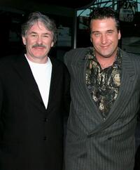 Bernie McDaid and Daniel Baldwin at the premiere of "Our Fathers."