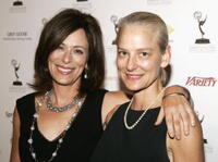 Jane Kaczmarek and sister Mary at the 58th Annual Primetime Emmy Awards.