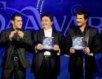 Salman Khan, Rishi Kapoor and Anil Kapoor at the music release of "Saawariya."