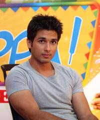 Shahid Kapoor at the promotional event for "Dil Bole Haddippa."