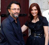 Director Rakeysh Mehra and Sonam Kapoor at the 5th Annual Dubai International Film Festival.