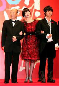 Rie Miyazawa, Kenki Saegusa and Ryo Kase at the 20th Tokyo International Film Festival (TIFF).