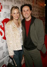 Julie Benz and John Kassir at the Showtime Host TCA Press Tour Party.