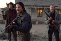 Tucker (Kevin Durand), Dan Evans (Christian Bale) and Byron McElroy (Peter Fonda) in "3:10 to Yuma."
