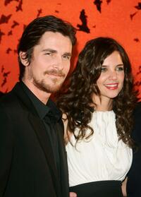 Christian Bale at an press conference in Tokyo to promote "Batman Begins."