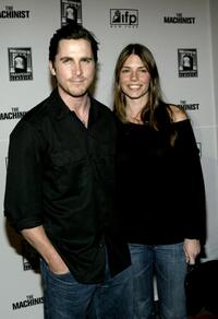 Christian Bale and his wife Sibi at the premiere of "The Machinist."