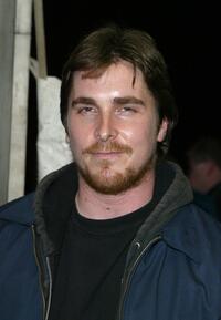 Christian Bale at the premiere of "The Machinist" during the 2004 Sundance Film Festival.