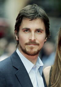 Christian Bale at the "Batman Begins" European Premiere.