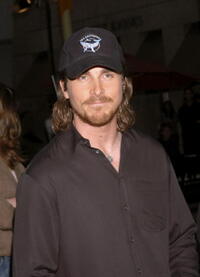 Christian Bale at a screening of "The Machinist." 