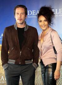 Reda Kateb and Faridah Rahouadj at the photocall of "Qu'un seul tienne et les autres suivront" during the 35th US Film Festival.