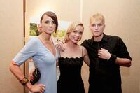 Stana Katic, Radha Mitchell and Toby Hemingway at the premiere of "Feast of Love."