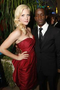 Brittany Snow and Elijah Kelley at the after party of Starz Hollywood Film Festival Awards.