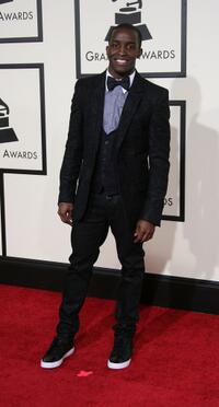 Elijah Kelley at the 50th Annual Grammy awards.