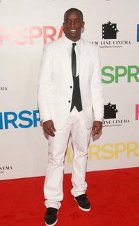 Elijah Kelley at the premiere of "Hairspray."
