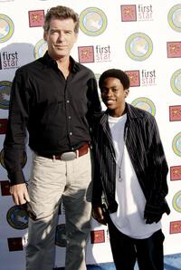 Pierce Brosnan and Malcolm David Kelley at the First Star's Annual Celebration of Children's Rights.