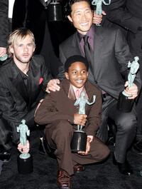 Dominic Monaghan, Malcolm David Kelley and Daniel Dae Kim at the 12th Annual Screen Actors Guild Awards.