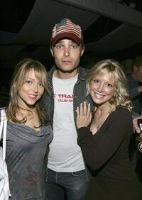 Ashley Peldon, Joey Kern and Courtney Peldon at the after party of the premiere of "Across The Hall."