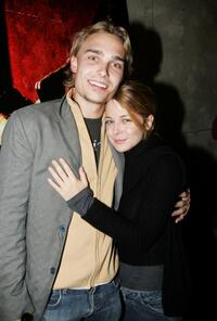 Joey Kern and Jordan Ladd at the screening of "Hostel."