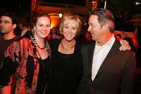 Ashley, Joanna Kerns and Marc Appleton at the after party of the premiere of "Knocked Up."