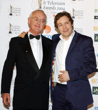Frank Kelly and Ardal O'Hanlon at the Irish Film and Televison Awards.