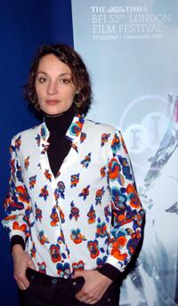 Jeanne Balibar at the screening of "Dont Touch The Axe" during the BFI 51st London Film Festival.