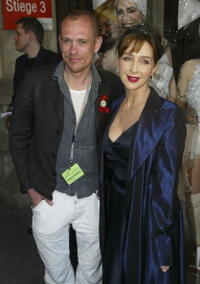 Gary Keszler and Christine Kaufmann at the 2004 Life Ball AIDS charity gala.