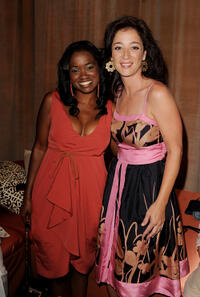 Niketa Calame and Moira Kelly at the after party of the premiere of "The Lion King 3D" in California.