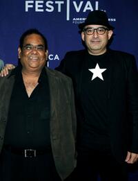 Satish Kaushik and Dev Benegal at the premiere of "Road, Movie" during the 2010 Tribeca Film Festival.
