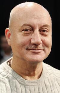 Anupam Kher at the photocall in London.