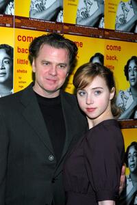 Kevin Anderson and Zoe Kazan at the after party of the opening night of "Come Back, Little Sheba."