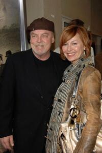 Stacy Keach and Malgosia Tomassi at the premiere of "The Man Who Came Back."