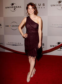 Ellie Kemper at the after party of NBC Universal's 68th Annual Golden Globes.