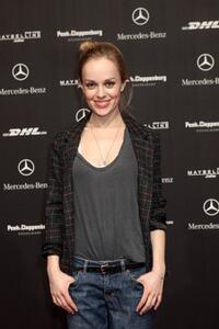 Friederike Kempter at the Mercedes-Benz Fashion Week.