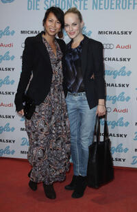 Minh-Khai Phan-Thi and Friederike Kempter at the Douglas perfumery beauty-hotspot pre-opening.