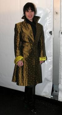 Fairuza Balk at the Zac Posen Fall 2006 fashion show during Olympus Fashion Week.