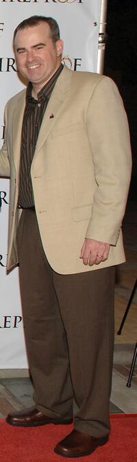 Alex Kendrick at the premiere of "Fireproof."