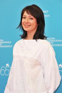 Chulpan Khamatova at the photocall of "Paper Soldier" during the 65th Venice International Film Festival.