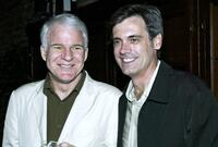 Steve Martin and Randall Arney at the after party following the Los Angeles premiere of "The Underpants."