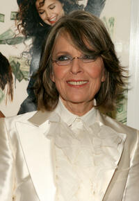 Diane Keaton at the "Mad Money" premiere in Westwood, California