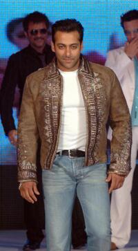 Salman Khan at the music release function of "No Entry."
