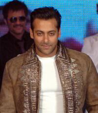 Salman Khan at the music release function of "No Entry."
