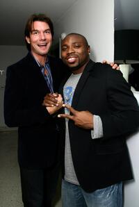 Jerry O'Connell and Page Kennedy at the Crest + Scope People's Choice nomination announcement.