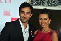 Rahul Khanna and Lisa Ray at the promotional event on breast cancer awareness in Mumbai.