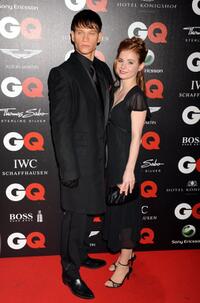 Vinzenz Kiefer and Josefine Preuss at the 2008 GQ Men of the Year Awards.