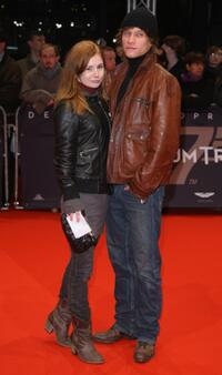 Josefine Preuss and Vinzenz Kiefer at the Berlin premiere of "Quantum of Solace."