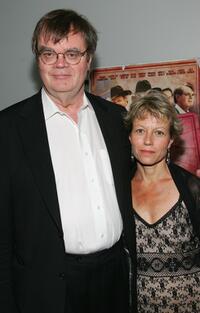 Garrison Keillor and his wife at the premiere of "A Prairie Home Companion."