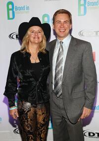 Heather Myles and Pat Kiernan at the Brand In Entertainment Integration Auction.