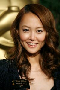 Rinko Kikuchi at the 79th annual Academy Award nominees luncheon.